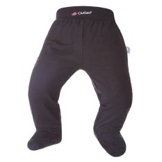 Thin Outlast® Footed Pants - Black