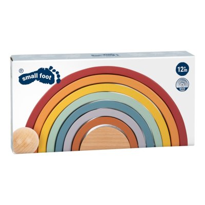small foot Motorik-Regenbogen Safari aus Holz