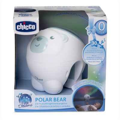 CHICCO Aurora Projektor Eisbär blau