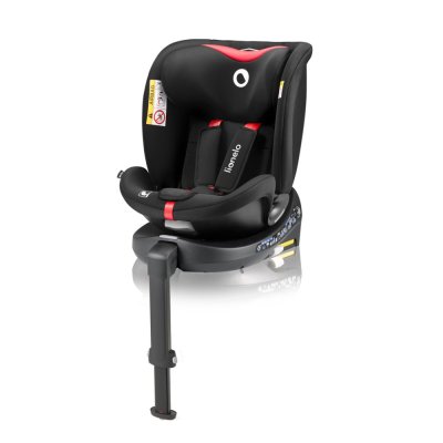 LIONELO Bilbarnstol Navy i-Size (40-150 cm) Black Red