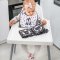 BABYONO Speelboekje Zwart/Wit