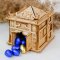 EscapeWelt Puzzle di legno Casa del Drago