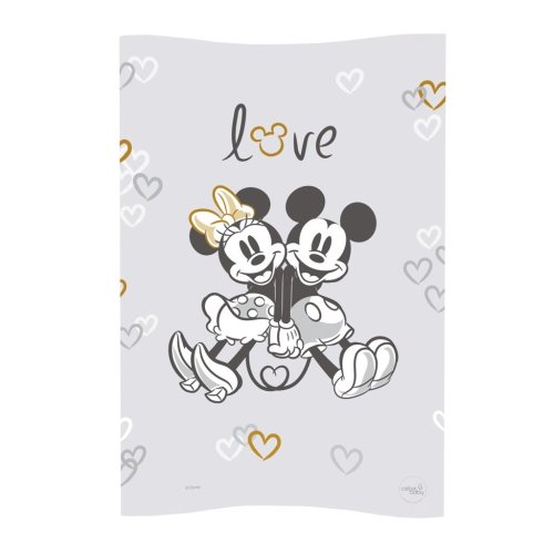 CEBA previjalna podloga mehka COSY (50x70) Disney Minnie & Mickey Gray