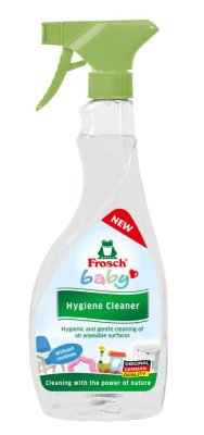 FROSCH EKO Baby Hygienischer Reiniger für Kinderbedürfnisse und abwaschbare Oberflächen 500 ml