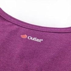 Noční košile KR tenká Outlast® - švestková