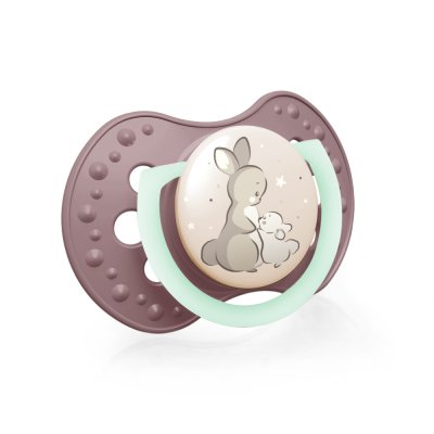 LOVI Schnuller Silikon dynamisch Night&Day 18m+ 2St Mädchen