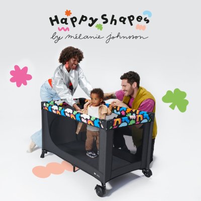 KINDERKRAFT Reisebett Joy 2 Happy shapes