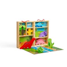 Bigjigs Toys Boîte de jeu dinosaures