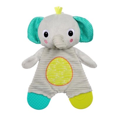 BRIGHT STARTS Giocattolo - massaggiagengive Snuggle&Teethe elefante 0 m+