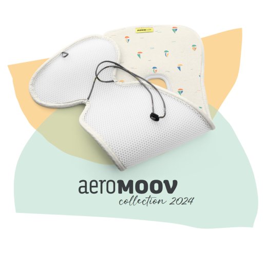 AEROMOOV Car seat insert 9-18 kg Berry Limited
