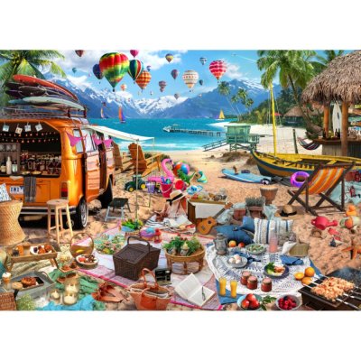 Brain Tree Puzzle Wakacje na plaży 1000 elementów