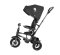QPLAY Rowerek trójkołowy Rito air gel (Rubber) Black, wiek 10-72 miesiące