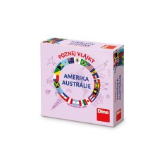 Dino Putna igra Upoznaj zastave - Amerika i Australija
