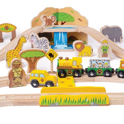 Bigjigs Rail Holzeisenbahn Safari