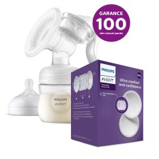 Θήλαστρο Philips AVENT. εγχειρίδιο γάλακτος + Επιθέματα στήθους μιας χρήσης 100 τεμ