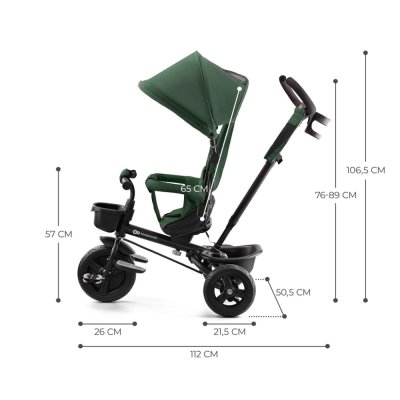 KINDERKRAFT Tricikl Aveo Mystic Green