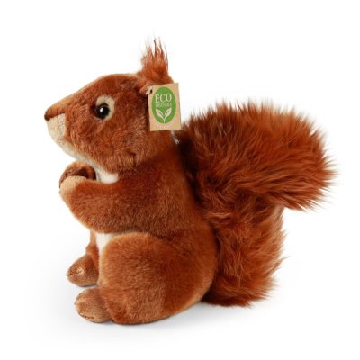 Rappa Plush squirrel sitting 23 cm ECO-FRIENDLY