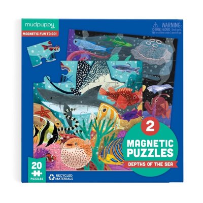 Mudpuppy Magnetisches Puzzle Tiefsee 2x20 Teile