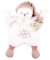 Doudou Gift Set Plush Comforter Bear with Hat Pink 25 cm
