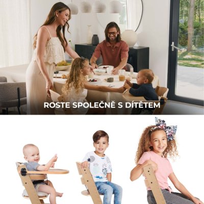 KINDERKRAFT Hochstuhl Enock Black