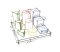 Wooden Story placă de sortare cu forme geometrice XL - Curcubeu
