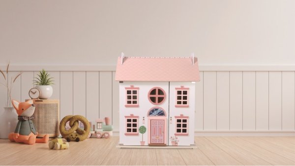 2Kids Toys Pink dollhouse