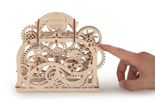 Ugears Drewniane Puzzle Mechaniczne 3D Teatr