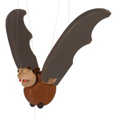 Pipistrello di legno da appendere