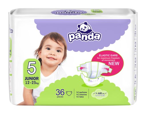 BELLA PANDA Wegwerfwindeln 5 Junior (12-25 kg) 36 Stk