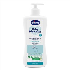 CHICCO Šampon na tělo s dávkovačem Baby Moments Protection 93% přírodních složek 750 ml