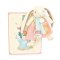 Doudou Gift Set Comforter Toy with Dummy Holder Ciboulette Rabbit 19 cm