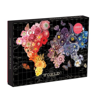 Galison Puzzle Cvetoča dežela 1000 kosov