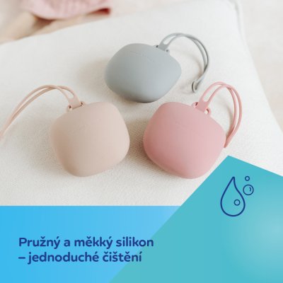 CANPOL BABIES Silikon-Schnulleretui rosa