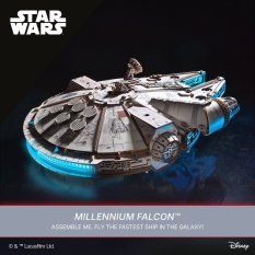 Ugears 3D wooden mechanical puzzle Star Wars Millennium Falcon