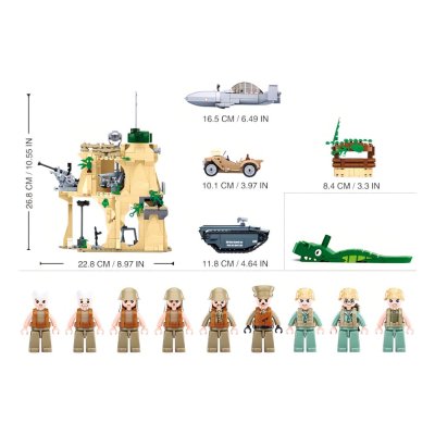 Sluban Army WW2 M38-B1111 Batalla de Iwo Jima