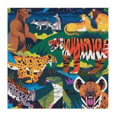 Mudpuppy Puzzle Predatori - si illumina al buio 500 pezzi