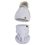 Conjunto de gorro de malha com POMPOM e gola Outlast ® - cinza claro