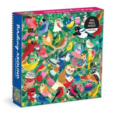 Mudpuppy Puzzle Mondo degli uccelli 500 pezzi