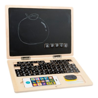 small foot Houten magnetische laptop