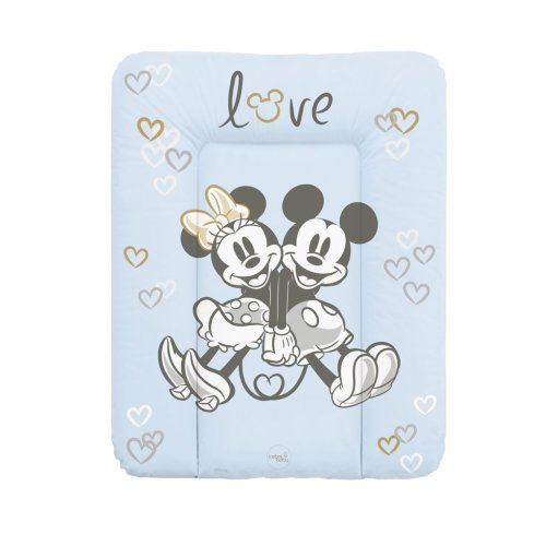 CEBA Pad de infasat moale pentru comoda (50x70) Disney Minnie & Mickey Blue