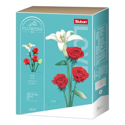 Sluban Flowers M38-B1121B Róża z Lilią