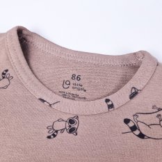 T-Shirt smyk DR TISK Outlast® - Haselnuss Waschbär