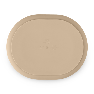 PETITE&MARS Talířek silikonový dělící oválný Take&Match Desert Sand 6m+