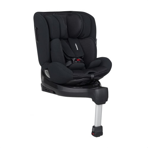 PETITE&MARS Car seat Reversal Pro i-Size 360° Black Air 40-105 cm + Mirror Oly Pink 0m+