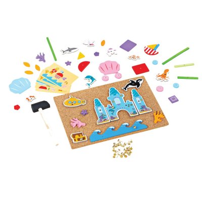 Bigjigs Toys Kreatywna wbijanka życie w morzu