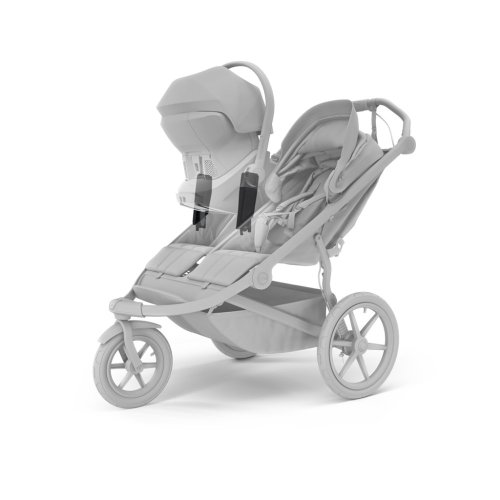 THULE Testvér babakocsi Urban Glide dupla fekete/puha bézs készlet XXL