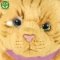 Rappa Gato de peluche rojo 25 cm ECO-FRIENDLY