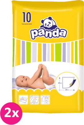 2x BELLA PANDA - cambiadores para bebés 10 piezas
