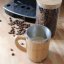Κούπα από ανοξείδωτο ατσάλι διπλού τοιχώματος για καφέ και τσάι με επιφάνεια μπαμπού, 280 ml