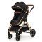 KINDERKRAFT Kombikinderwagen 3in1 Esme Pure Black